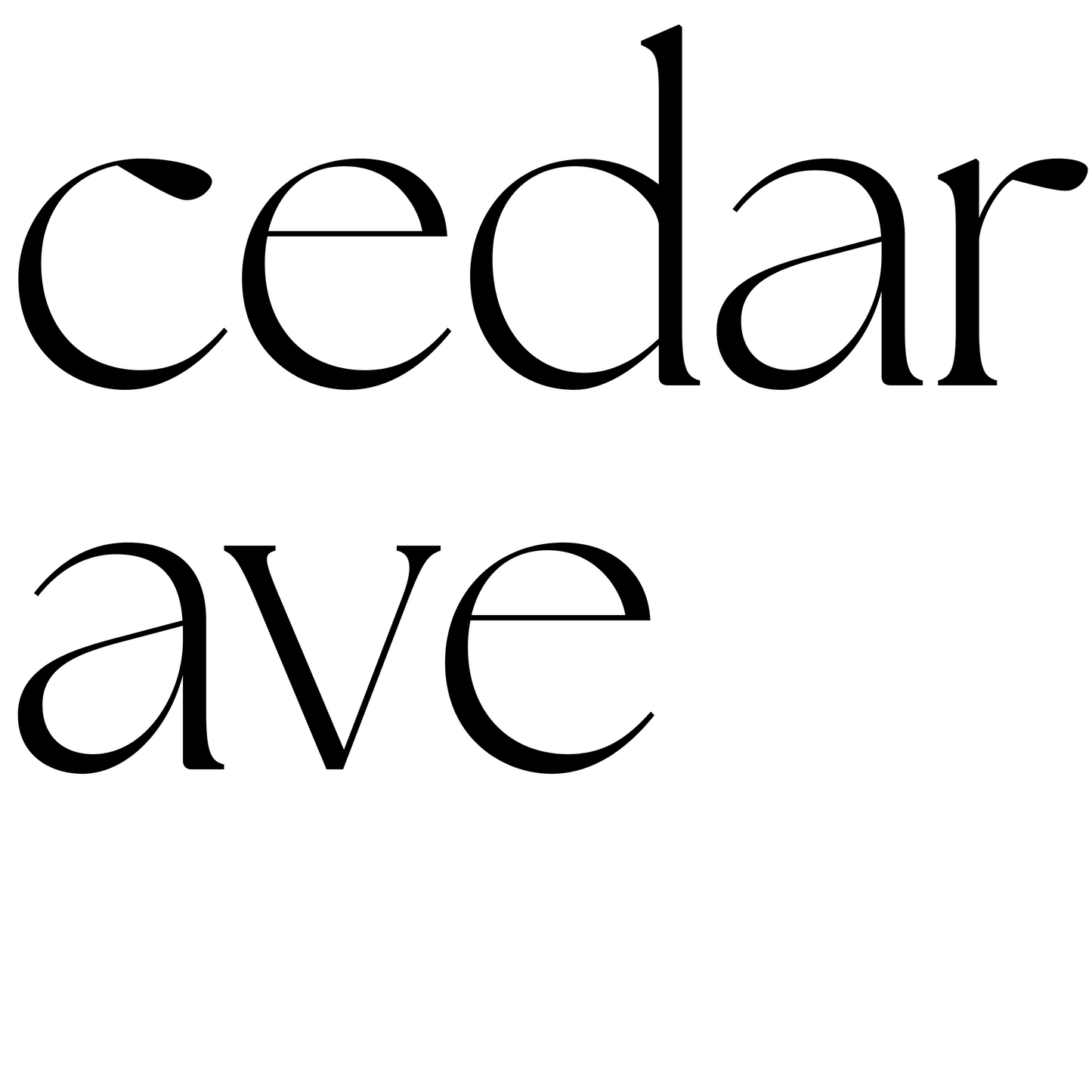 Cedar Ave Gift Card
